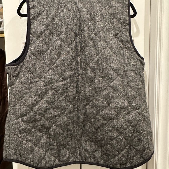 Rib Collar Herringbone Vest Size L - Picture 2 of 5